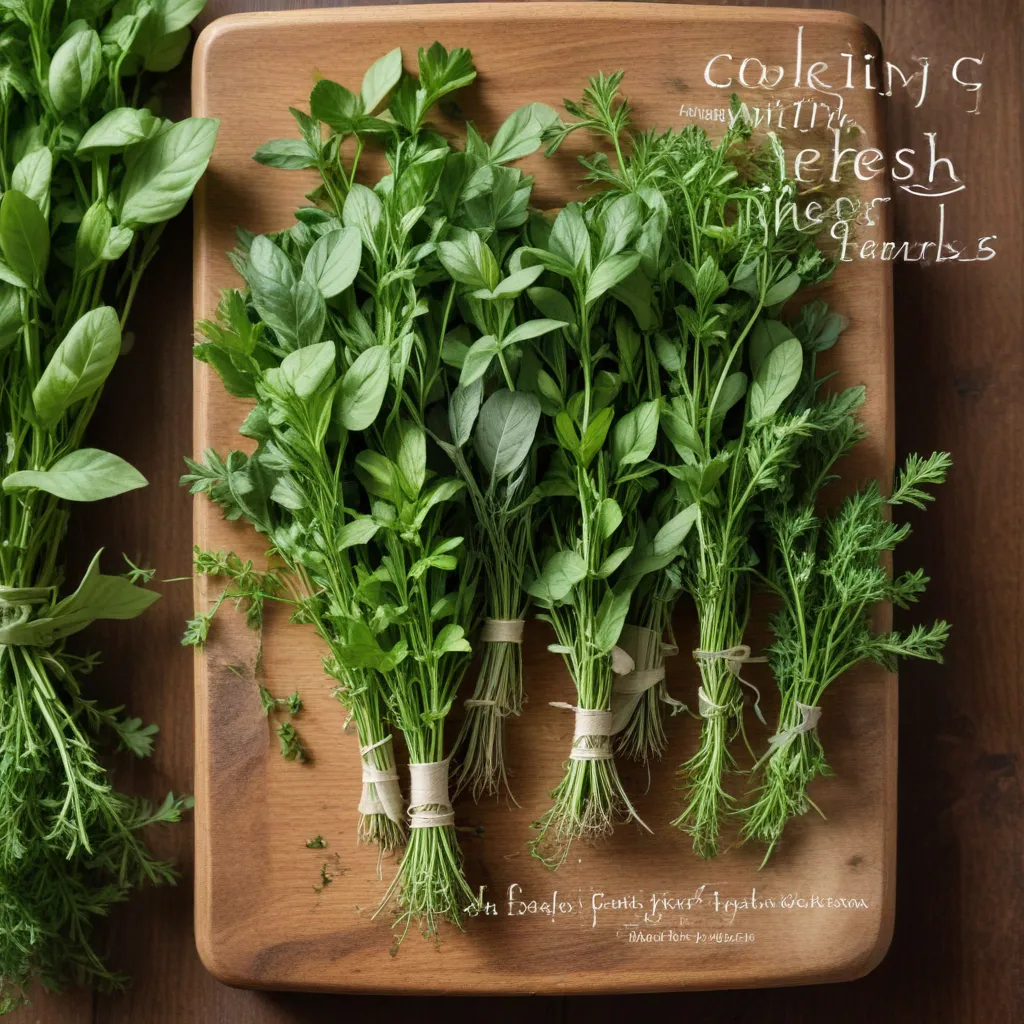 Cooking with Fresh Herbs: Recipes and Tips from the Farm Garden