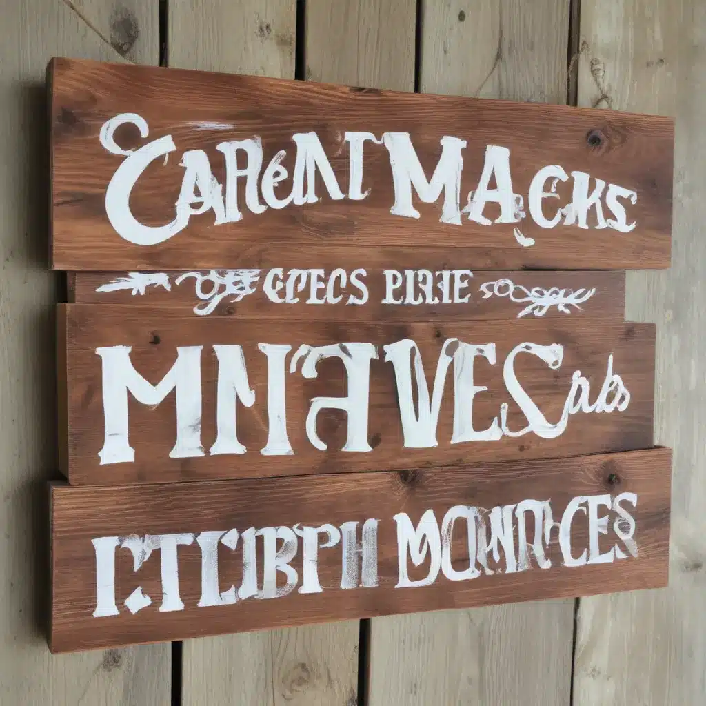 Creative Farm Crafts: Rustic Wooden Signs and Upcycled Decor