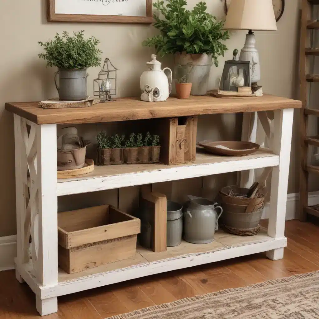 DIY Rustic Farmhouse Furniture: Building Charming Pieces for Every Room