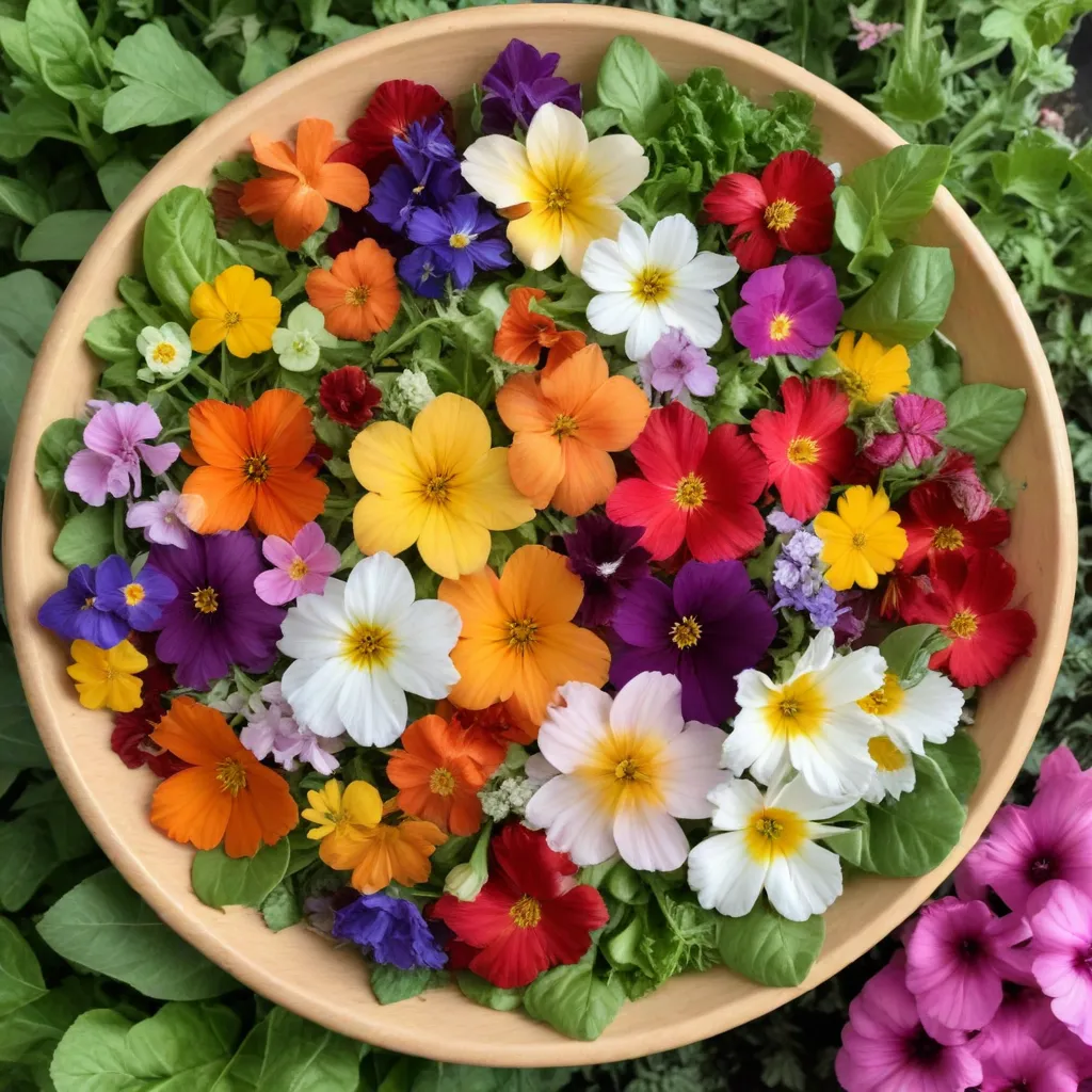 Edible Flowers: Adding Color and Flavor to Salads