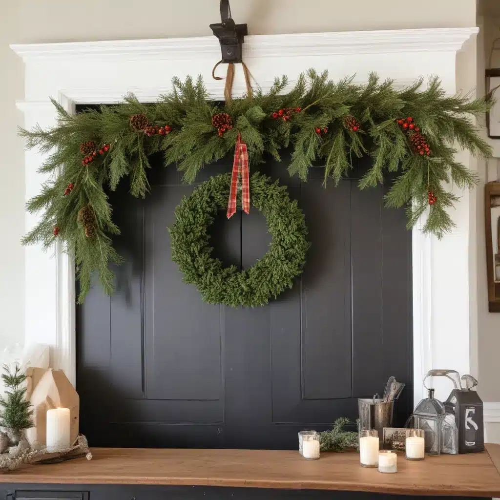 Farmhouse-Inspired Holiday Décor: DIY Wreaths, Garlands, and More