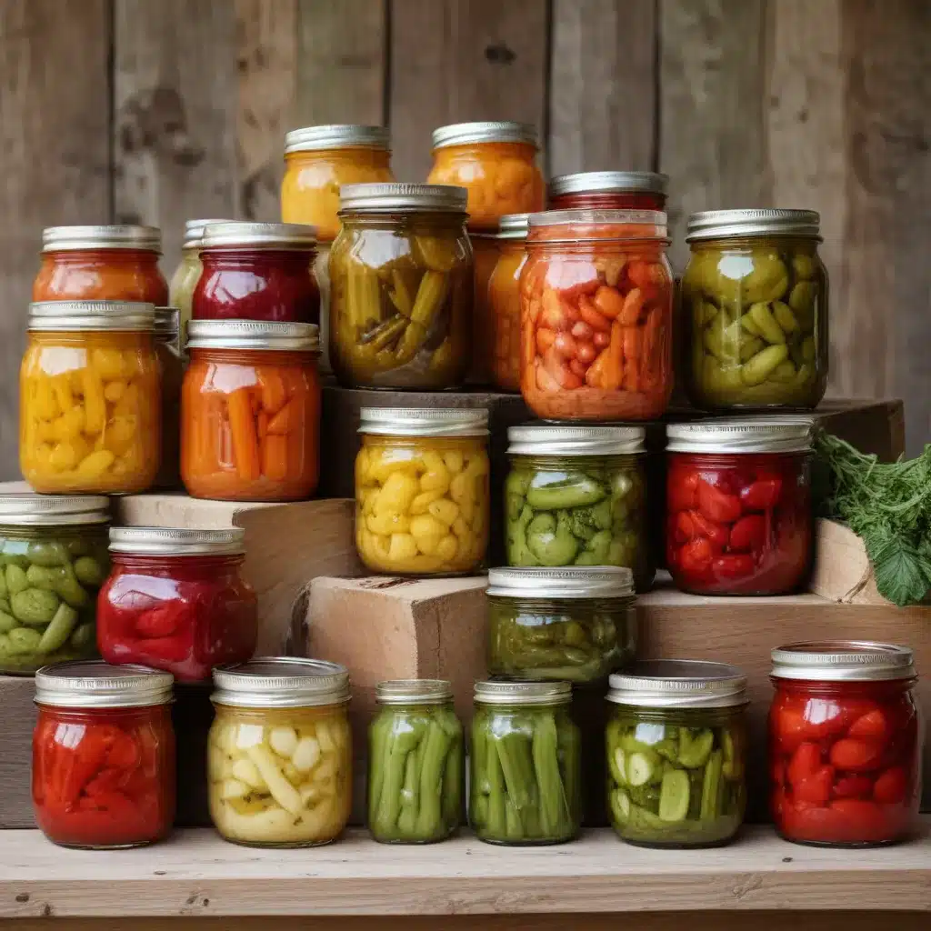 Farmhouse Feasts: Preserving the Flavors of Summer through Canning and Pickling