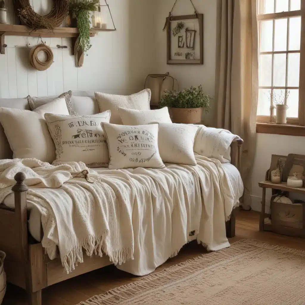 Farmhouse Flair: Crafting Cozy Textiles, Rustic Accents, and Charming Home Goods