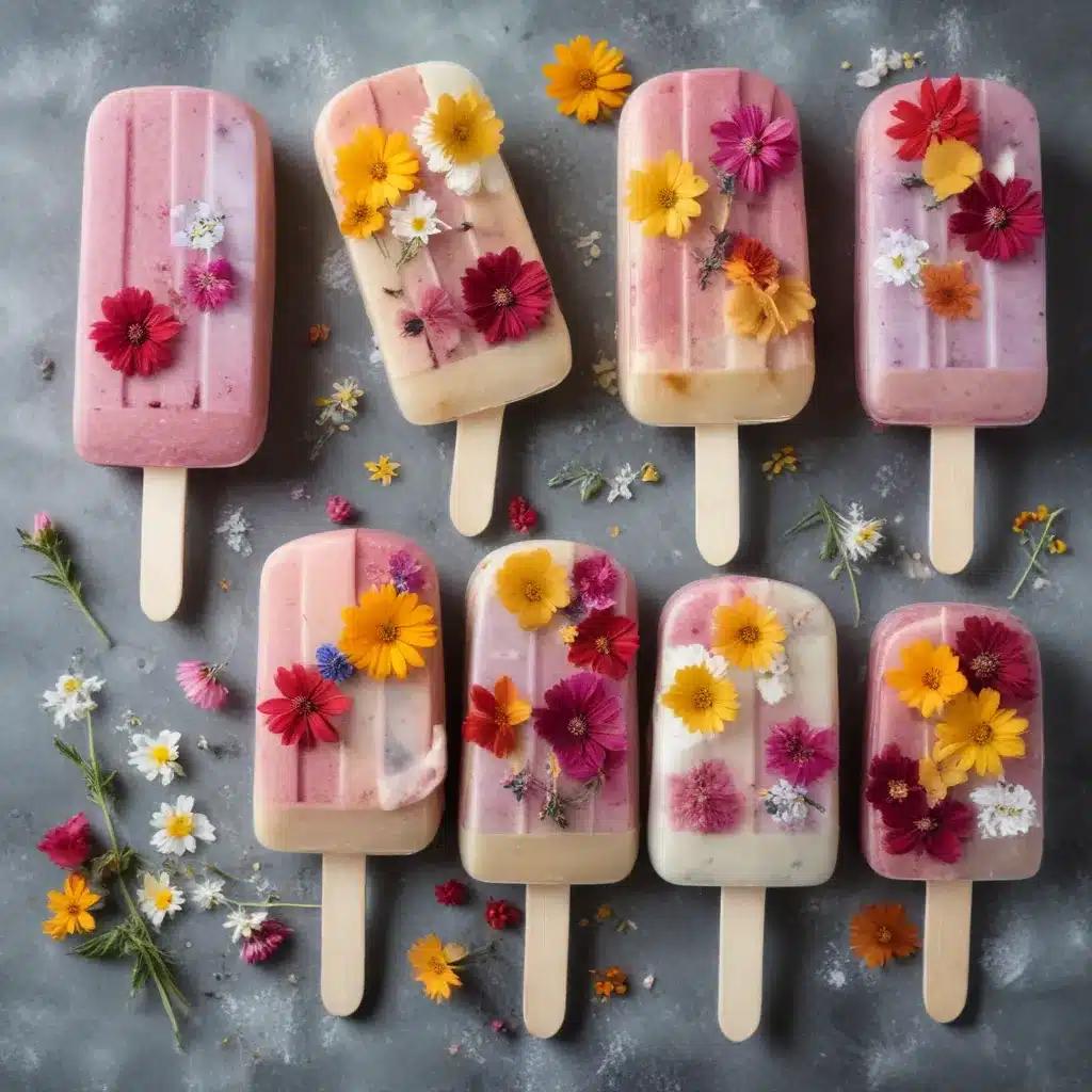 Frozen Treats from the Garden: Edible Flower Popsicles