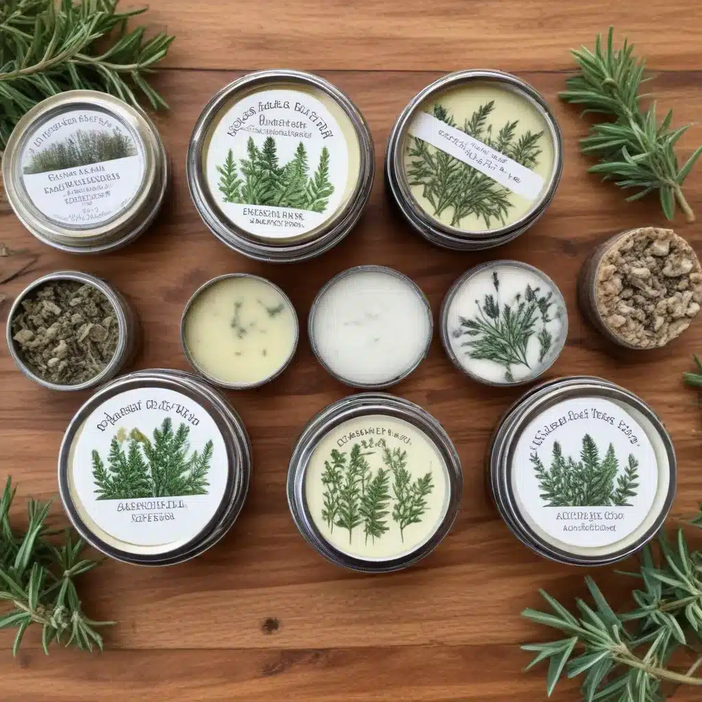 Homemade Herbal Salves and Balms from the Crooked Pines Apothecary