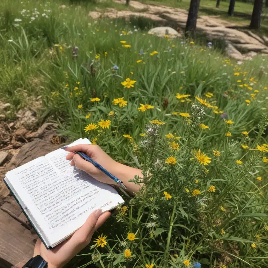 Nature Journaling in the Crooked Pines Farm Wildflower Meadows