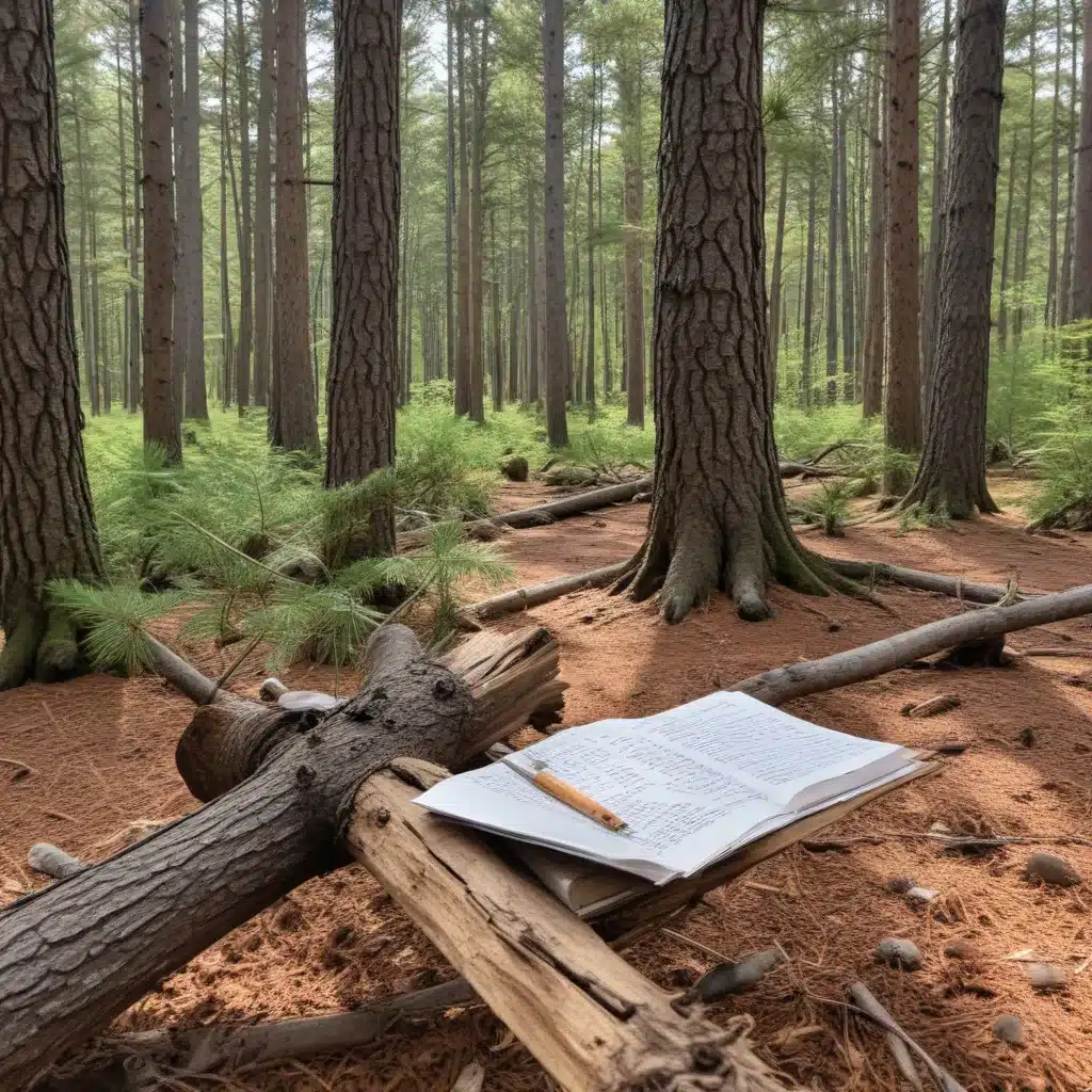 Nature Journaling in the Peaceful Pines of Crooked Pines Farm