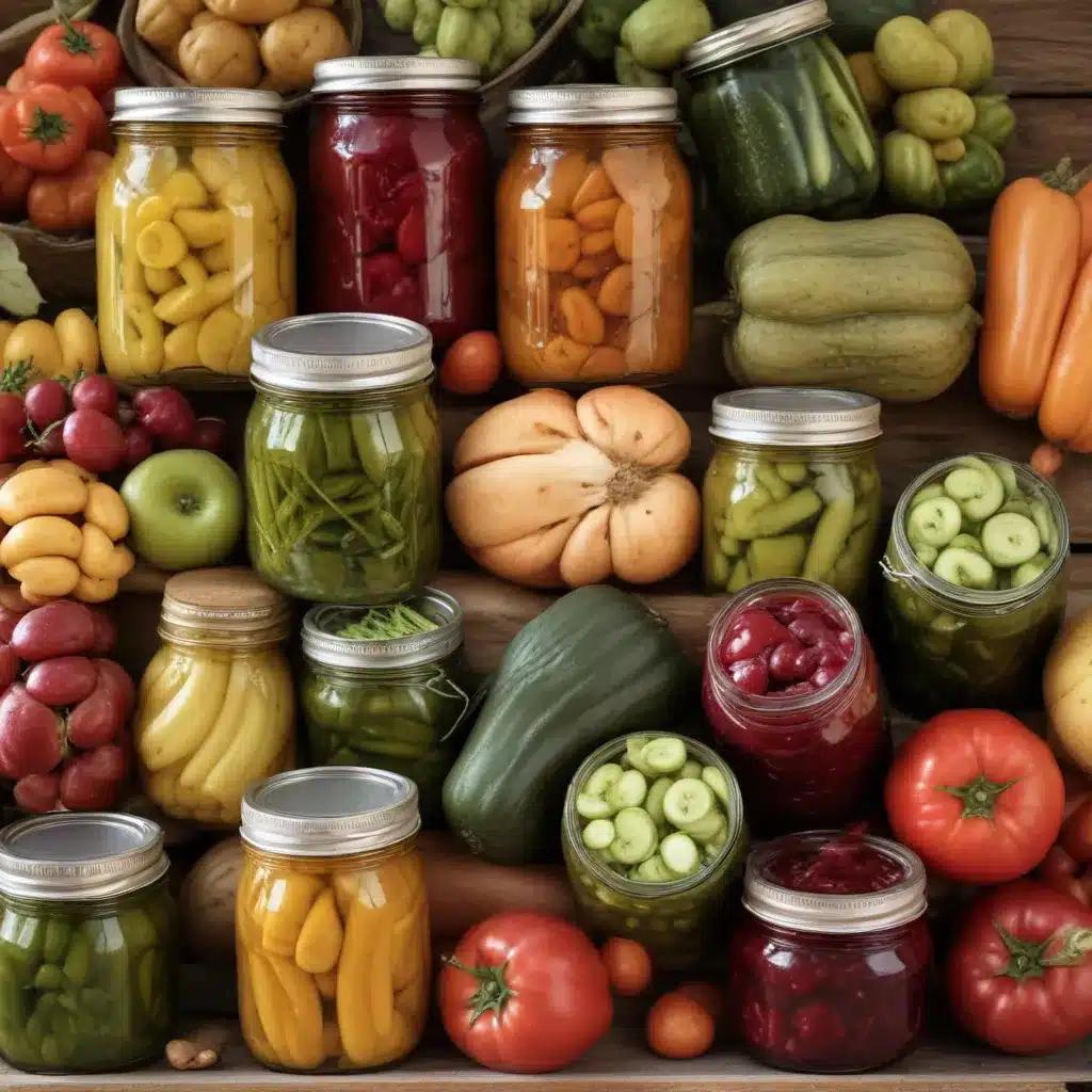 Preserving the Harvest: Canning and Pickling Favorites on the Farm