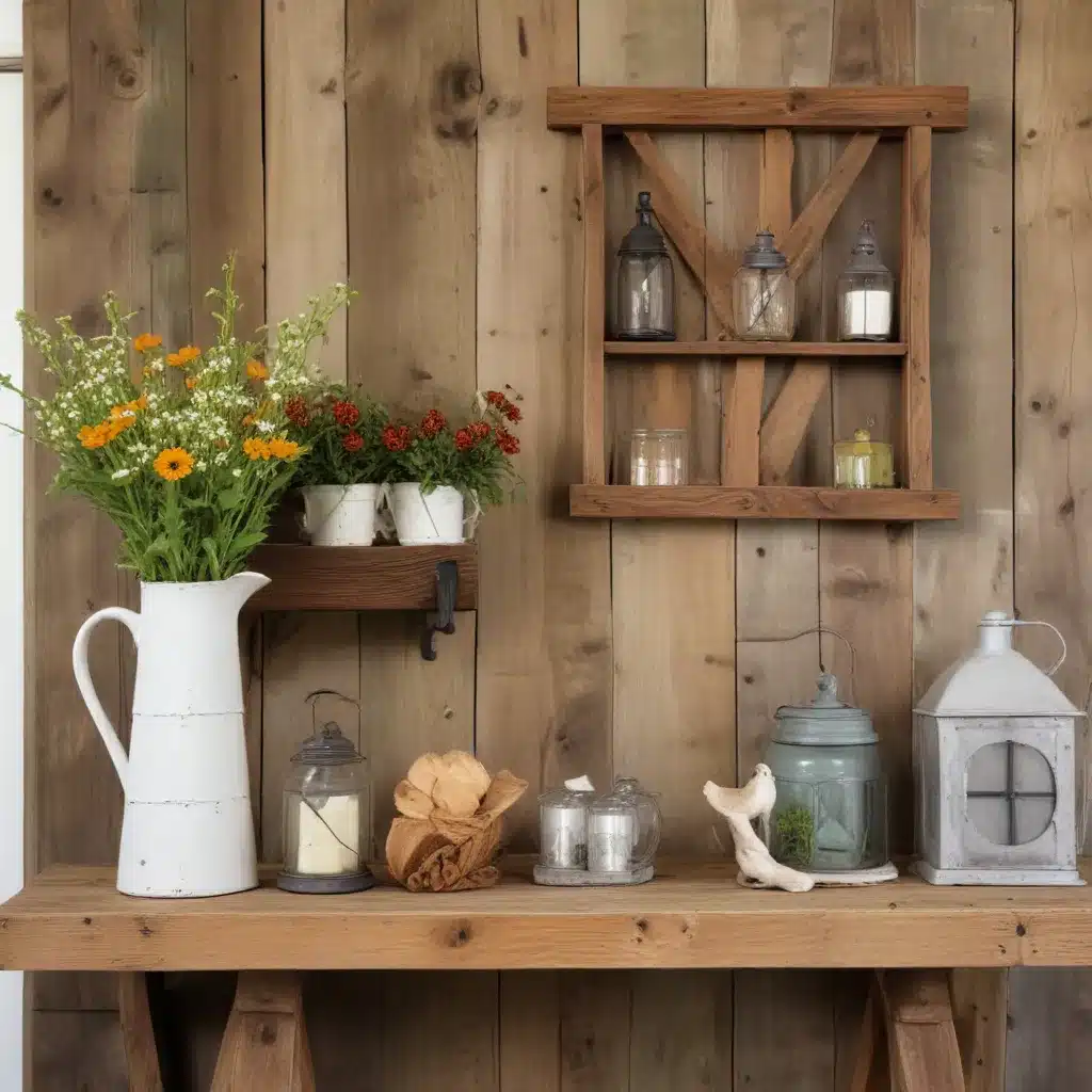 Rustic Charm: Upcycling Barn Wood and Vintage Farm Finds into Decor