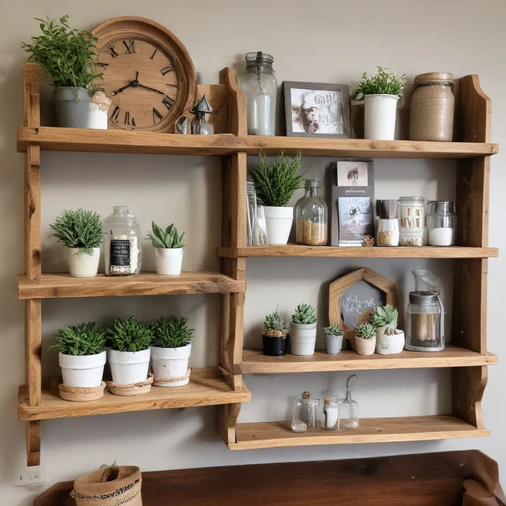 Rustic Farmhouse Shelves: DIY Wood Projects for Storage and Display