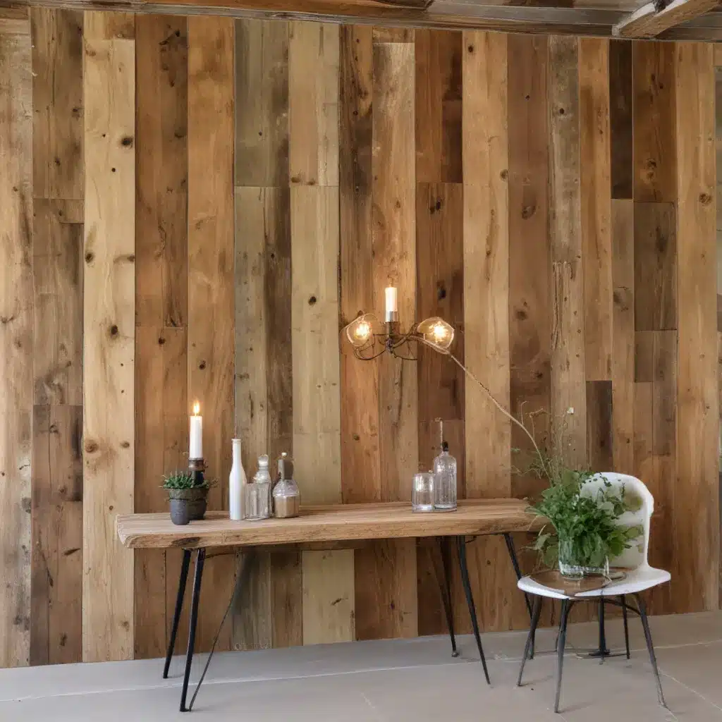 Rustic Refinement: Repurposing Reclaimed Wood into Functional Decor